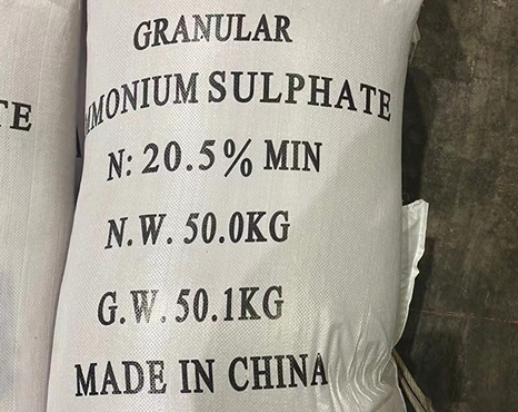 Packaging of ammonium sulfate granules